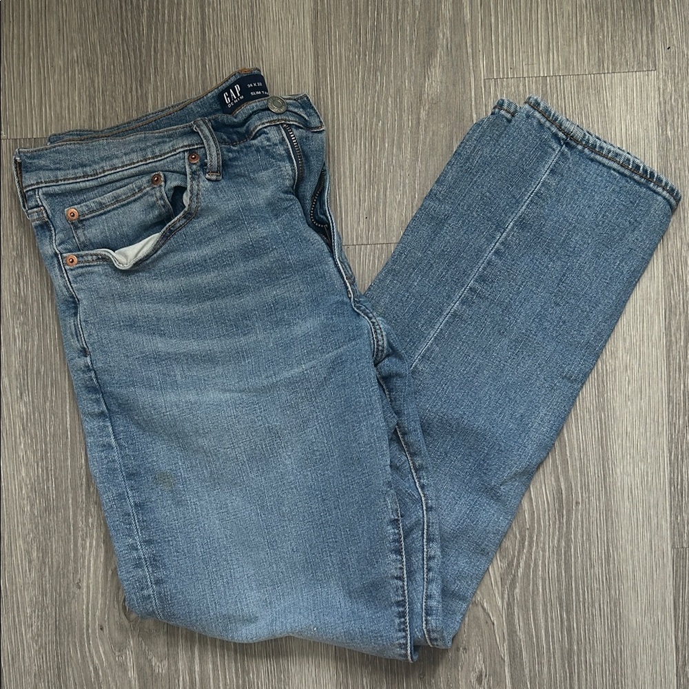 GAP Men’s Slim Taper Jeans 34x 32